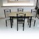 Wood Dining Table - 4 Chairs