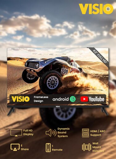 Visio 43 Inch TV Smart Full HD Android LED