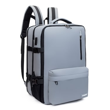 STARGOLD 17.5" Backpack With Front Pocket, USB Port, Expandable Design, Side Mesh Pocket, Four Buckles And Computer Compartment For Travel, Business And Daily Use