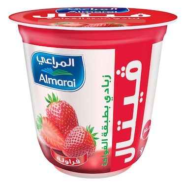 Almarai Vetal Layered Fruit Yoghurt Strawberry 140g