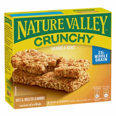 Nature Valley Granola Bars Oats And Roasted Almond 42g Pack of 5