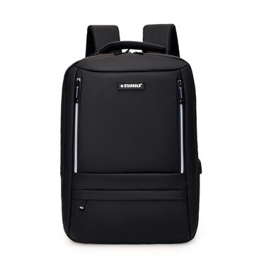 STARGOLD 16&quot; Backpack With Front Pocket, USB Charging Port, Side Pocket, Silver Zipper And Computer Compartment For Travel, Business And Daily Use