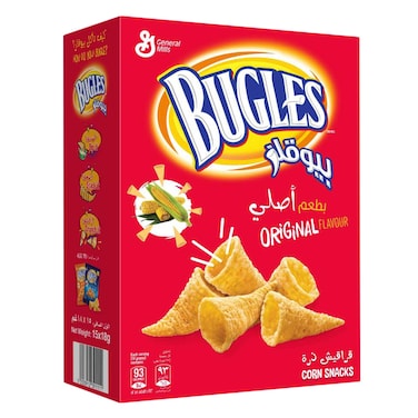 Bugles Crispy Corn Snack Original Flavor 15g X 12 Pieces