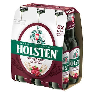هولستن شراب شعير خال من الكحول بنكهة التوت البري 330 مل عبوة من 6