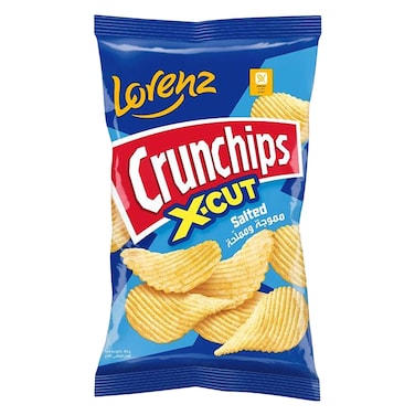Lorenz Crunchips Salted X-Cut 85g