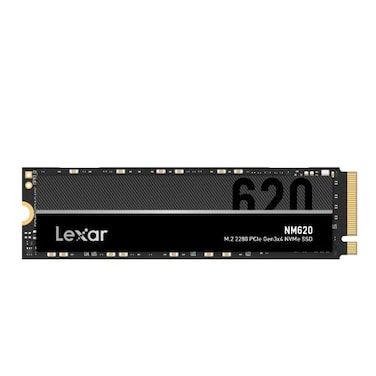 قرص SSD Lexar NM620 M.2 2280 بسعة 256 جيجابايت مع منافذ PCIe 3G و4G LTE، وسرعات قراءة تصل إلى 3500 ميجابايت/ثانية، وسرعات كتابة تصل إلى 1300 ميجابايت/ثانية