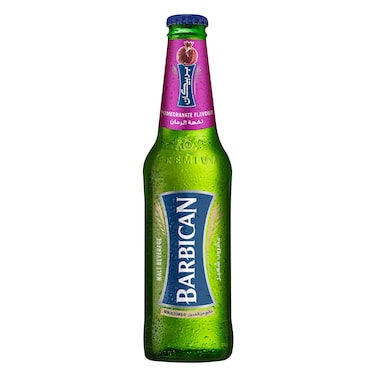 بربيكان مشروب شعير خالي من الكحول بنكهة الرمان 330 مل