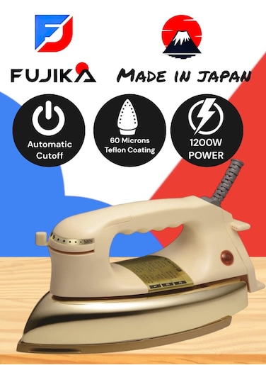 Fujika Dry Iron - Gold UI-D24GOLD(G)  - Made in Japan