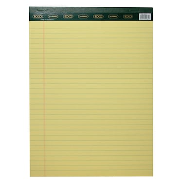 Roco Standard Lined Writing Pad [RQ-23001] F4 40 Sheets Yellow