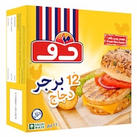 دو برجر دجاج 12 قطع