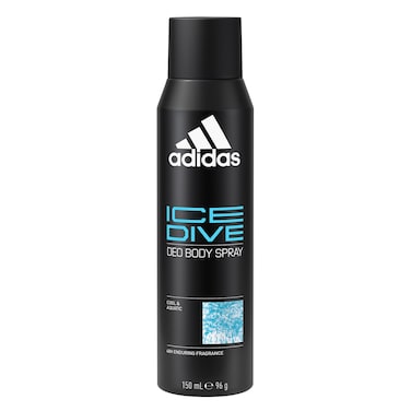 Adidas Ice Dive Fresh And Tonic Deodorant Body Spray Black 150ml