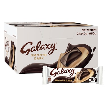 جالكسي شوكولاتة داكنة عبوة من24× 40 جرام