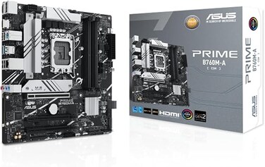 ASUS Prime B760M-A-CSM Business Motherboard Socket Intel LGA 1700 (Intel B760, mATX, DDR5 Memory, 2x PCIE 4.0 M.2, Aura Sync)
