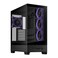 ASUS A31 Plus TG ARGB Black ATX PC Case (Pre-Installed ARGB Fans, Glass Front Panel, Compatible With Hidden Port Motherboards, 360MM Radiators, 380mm Graphics, Black)