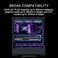 ASUS A31 Plus TG ARGB Black ATX PC Case (Pre-Installed ARGB Fans, Glass Front Panel, Compatible With Hidden Port Motherboards, 360MM Radiators, 380mm Graphics, Black)