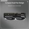 ASUS Dual GeForce RTX 5070 12GB GDDR7 OC Edition Gaming Graphics Card (Nvidia Blackwell Architecture and DLSS 4, 2.5 Slot Design, SSF, PCIE 5.0, 3X DisplayPort 2.1b, 1x HDMI 2.1b, PRIME-RTX5070-O12G)