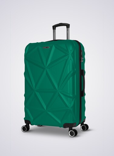 Matrix 8 Wheel Lightweight Hardside 20 inch Luggage Trolley - Oil Green
