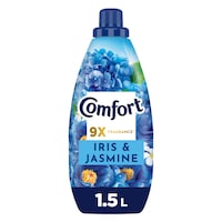 Comfort Concentrate Fabric Softener Iris & Jasmine 9x Fragrance 1.5 Litres