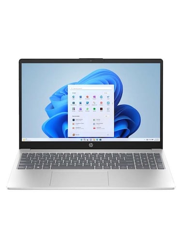 لابتوب HP 15-fd0020nx شاشة 15.6 FHD، i5-1335U، رام 8GB، SSD 512GB، Intel Iris Xe، DOS (بدون ويندوز)، فضي، عربي/إنجليزي