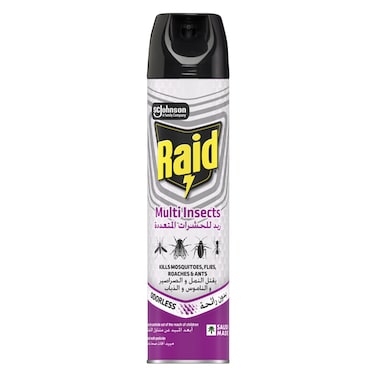 Raid Odorless Spray for Multi Insect Killer, 300ml