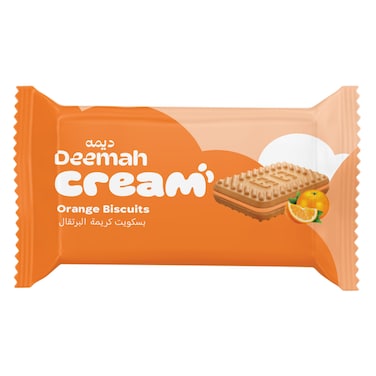 ديمة بسكويت كريمة برتقال 27 جرام