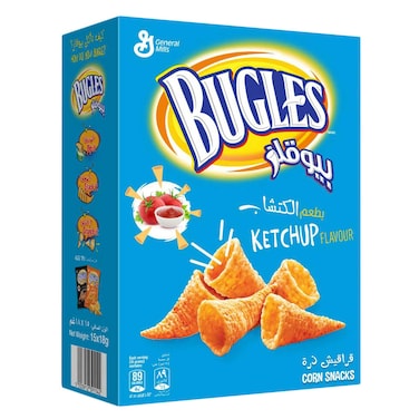 بيوقلزشيبس كاتشاب 18 جرام× 15