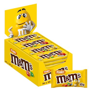 m&amp;m's Chocolate Peanut, Pack of 36x45g