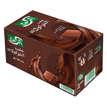 الربيع حليب طويل الأجل بالشوكولاتة 185 مل × 18