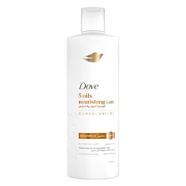 Dove Shampoo, 5 Oils Nourishing Care, 400ml
