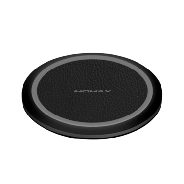 شاحن لاسلكي موماكس سريع بقوة 10 واط - اسود