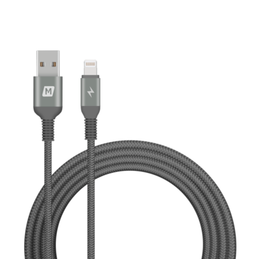 سلك شاحن مومامكس ايلايت ايفون USB بطول 2 م - اسود