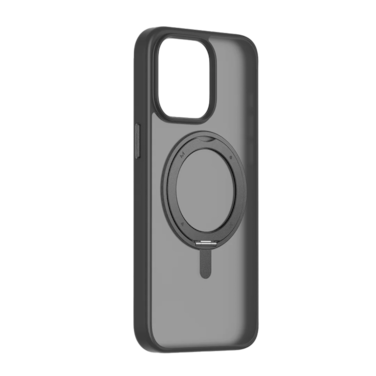 كفر حماية موماكس كيسفورم مع ماج سيف وستاند مغناطيسي قابل للدروان آيفون 15 برو ماكس - أسود