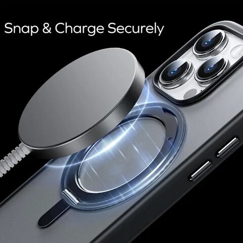 كفر حماية موماكس كيسفورم مع ماج سيف وستاند مغناطيسي قابل للدروان آيفون 15 برو ماكس - أزرق