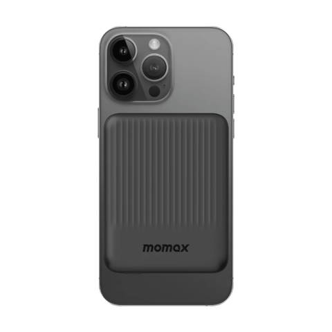 Momax Q.Mag Minimal 2 Wireless Magnetic Battery MagSafe 10000mAh - Black