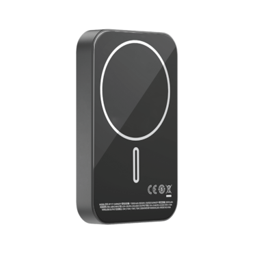 شاحن متنقل موماكس Q.Mag X1 شحن لاسلكي بتقنية الماج سيف بسعة 10000 مللي أمبير - أسود