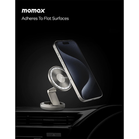 Momax Pac&nbsp;Mount&nbsp;Multi-Use&nbsp;Magnetic&nbsp;Mount&nbsp;CM30L - Titanium