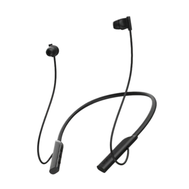 Oraimo Earbuds Necklace Lite Call Vibration Wireless Headphones - Black
