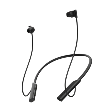 Oraimo Earbuds Necklace Lite Call Vibration Wireless Headphones - Black