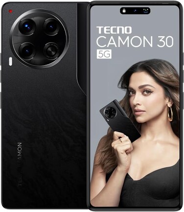 Tecno Camon 30   12GB RAM + 512GB Storage (Middle East Version) - Capture Stunning Photos and Experience Blazing-Fast Speed (Iceland Basaltic Dark)