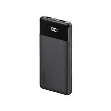 شاحن متنقل أورايمو توست بايت بمنفذ USB-C ومنفذين USB ومنفذ Micro بسعة 10000 مللي أمبير وبقوة 22.5 واط - أسود