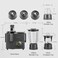 Oraimo OmniBlend 4-in-1-Blender Multi-Functional Maker 500W - Graphite Grey