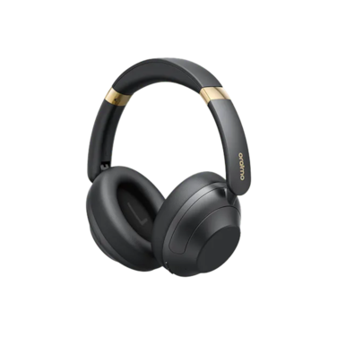 سماعة رأس أورايمو لاسلكية بوم بوب برو بخاصية إلغاء الضوضاء النشط وصوت جهير محسن - رمادي