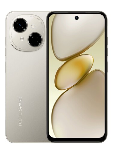 Spark Go 1 Dual SIM, Titanium Gold, 4GB RAM, 128GB ROM - Middle East Version
