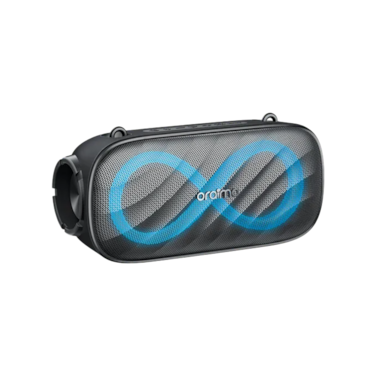 مكبر صوت أورايمو لاسلكي سبيس بوكس برو بسعة 5000 مللي أمبير بقوة 80 واط - أسود