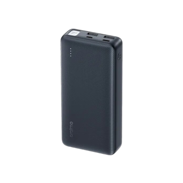 شاحن متنقل أورايمو ترافيل بمنفذ USB-C ومنفذين USB ومنفذ Micro بسعة 20000 مللي أمبير وبقوة 15 واط - أسود