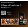 أورايمو Nova2 ساعة ذكية بشاشة لمس منحنية بشاشة AMOLED IP68 قياس 2.01 بوصة - أسود