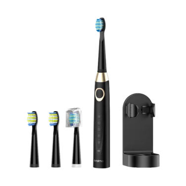 أورايمو SmartDent C2 فرشاة أسنان كهربائية بتقنية التنظيف الصوتي القوي - أسود