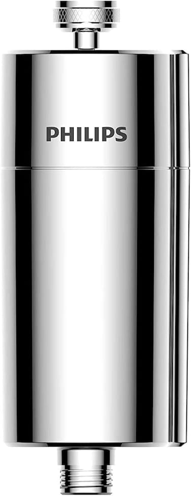 Philips Stainless Steel In-Line Shower Filter, Chrome/Silver