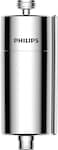 Philips Stainless Steel In-Line Shower Filter, Chrome/Silver