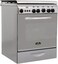 GS General Supreme Kiriazi, Gas Cooker, Size 60x60cm, 4 Burners, Grill, Full Safety, Steel (Installation Not Included)